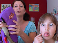 Der aufblasbare Kindersitz