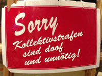 Kollektivstrafen sind doof und unnötig