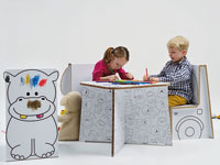 Kinder! Auf diese Möbel müsst ihr malen!